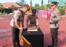 Lima Perwira Polres Bengkalis Sertijab