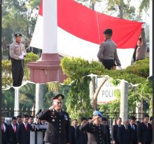 Polres Siak Gelar Upacara HUT ke-80 RI, Semangat Nasionalisme Menggema di Halaman Mapolres