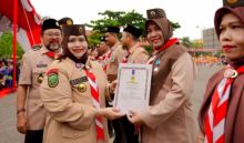20 Tokoh Pramuka di Bengkalis Mendapatkan Lencana Pancawarsa