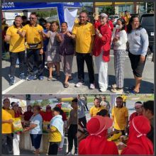 Gerakan Pangan Murah, Bulog dan Polri Hadirkan Senyum Warga Siak