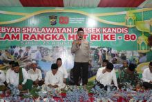 Gebyar Sholawat Kandis: Meriahkan HUT RI ke-80, Satukan Polri dan Masyarakat