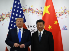 Donald Trump dan Xi Jinping /AFP