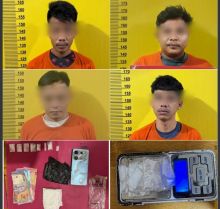 Polres Siak Bongkar Jaringan Narkotika, 4 Pelaku Diamankan, 1 Buron