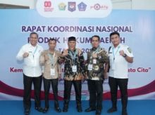 Wakil Ketua DPRD dan Ketua Bapemperda Bengkalis Rakornas Produk Hukum Daerah 2025