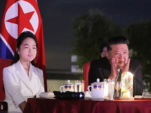 Kim Ju Ae, putri Kim Jong Un memulai debut internasionalnya di Tiongkok /AFP