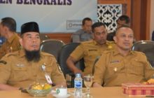 Pemkab Bengkalis Ikut Rakor Bersama Mendagri Melalui Zoom Mething