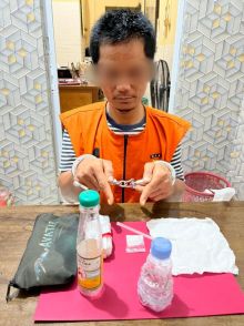 Polsek Sungai Apit Ungkap Kasus Narkotika, Pelaku dan Barang Bukti Langsung Diamankan