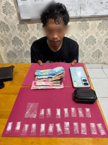 Satnarkoba Polres Siak Bekuk Bandar Shabu di Bunga Raya, Satu Pelaku Diamankan