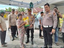 Polsek Kandis Gelar Gerakan Pangan Murah, Hadirkan Beras dan Gula Harga Terjangkau