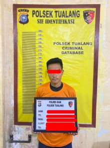 Polsek Tualang Tangkap Pencuri 37 Tandan Buah Sawit Milik Perusahaan di Siak