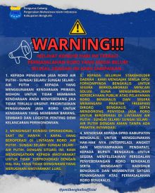 Roro Bengkalis Ricuh, PC PMII Bengkalis Bersuara : Situasi Semakin Tidak Jelas