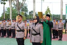 Polres Siak Gelar Sertijab Wakapolres, Kompol Akira Ceria Resmi Jabat Wakapolres Siak