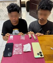 Sat Narkoba Polres Siak Bekuk Dua Bandar Shabu dan Ganja di Perawang