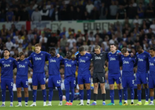 Liverpool Slot berterima kasih kepada Everton atas solidaritas setelah kematian tragis Diogo Jota /AFP