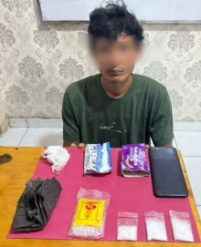 Satresnarkoba Polres Siak Bekuk Pengedar Shabu 14,14 Gram di Kandis, Pemasok Utama Diburu