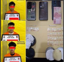 Tiga Bandar Sabu di Maredan Barat Diciduk Polisi, Sempat Kabur Lewat Jendela