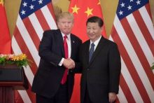 Donald Trump dan Xi Jinping