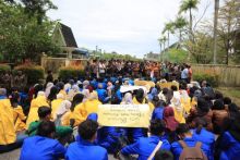 Ratusan Mahasiswa Demo di Siak, Tuntut Beasiswa PKH Tidak Dipotong