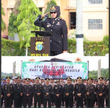 Wakapolres Siak Pimpin Upacara Kesaktian Pancasila: Kokohkan Semangat Nasionalisme