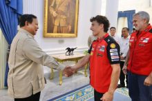 Marc Marquez Bertemu Presiden Prabowo Jelang Moto GP Mandalika 2025. (X/Foto)