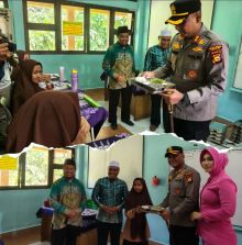 Kapolres Siak Launching Program Makanan Bergizi Gratis di SMP Islamic Center, Siswa dan Orang Tua Senang