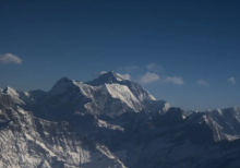 Badai salju Gunung Everest/ AFP