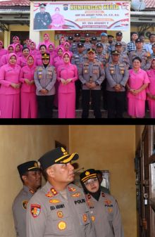 Kapolres Siak Tekankan Pelayanan Prima dan Integritas Personel saat Kunjungan Kerja ke Polsek Kerinci Kanan