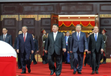 Korea Utara akan menggelar parade militer besar-besaran untuk memperingati hari jadi Partai Buruh ke-80/ AFP