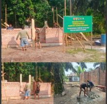 Hari Kelima TMMD ke-126 Kodim 0322/Siak: Semangat Tak Surut, Satgas Percepat Pekerjaan Rumah dan Fasilitas Umum