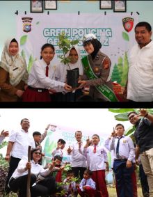 Polres Siak Sentuh Hati Anak-anak SLB Lewat Green Policing: Menanam Cinta Lingkungan, Menumbuhkan Harapan