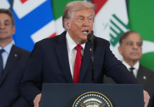 Trump di KTT Gaza/ AFP