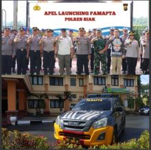 Polres Siak Gelar Apel Launching PAMAPTA: Wujud Semangat Baru Polri yang Proaktif, Adaptif, dan Responsif