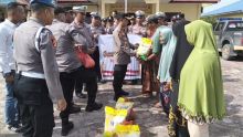 Jumat Berbagi”, Polsek Kandis Wujudkan Kepedulian Polri untuk Warga Kurang Mampu