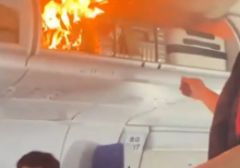 Power bank terbakar di penerbangan China-Seoul, menyebabkan kekacauan/ X-@volcaholic1