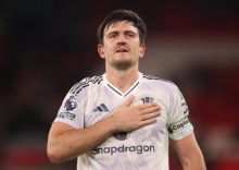 Harry Maguire Pahlawan Man United di Markas Liverpool. (X @Premierleague)