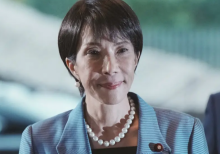 Perdana Menteri baru Jepang, Sanae Takaichi, tiba di kantor perdana menteri di Tokyo pada 21 Oktober 2025/ AFP