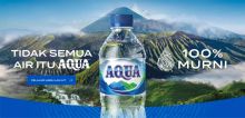 Iklan Aqua air pegunungan. Sumber: Danonw