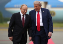 Presiden AS Donald Trump dan Presiden Rusia Vladimir Putin/ net