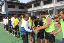 Kalapas IIA Bengkalis Buka Turnamen Futsal Kalapas Cup, Residivis FC Menang Dramatis 