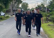 Tingkatkan Kebugaran, Lapas Bengkalis Gelar Jalan Santai Usai Apel Pagi