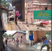 Satgas TMMD Kodim 0322/Siak Gaspol Tuntaskan Semenisasi Jalan di Sungai Mandau: Gotong Royong Wujud Nyata Kemanunggalan TNI dan Rakyat