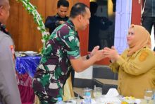 Sambut Dandim 0303 Bengkalis yang Baru, Bupati Kasmarni Jamu Makan Siang Bersama