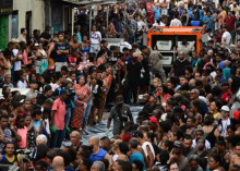 Penggerebekan polisi Rio/ AFP