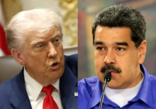 Presiden AS Donald Trump dan Presiden Venezuela Nicolás Maduro/ AFP