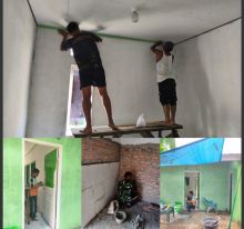 TMMD ke-126 Kodim 0322/Siak Masuki Tahap Akhir, Satgas Kebut Finishing RTLH dan MCK di Sungai Mandau