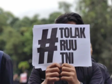 Koalisi Masyarat Sipil Menggugat UU TNI, Tolak Ekspansi Militer Masuk Ranah Sipil.