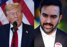 Zohran Mamdani dan Donald Trump/ AFP