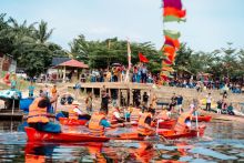 Dorong Pelestarian Budaya dan Ekonomi Lokal, PHR Dukung Pacu Sampan di Desa Balai Pungut Bengkalis