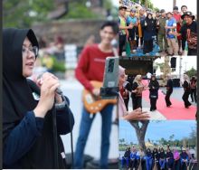 Kemeriahan Julang Budaya Siak 2025: Atraksi Seni, Lompat Batu Nias, hingga Pacu Sampan Warnai Sore di Negeri Istana