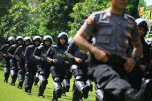 Polisi anti huru-hara. Sumber: Internet